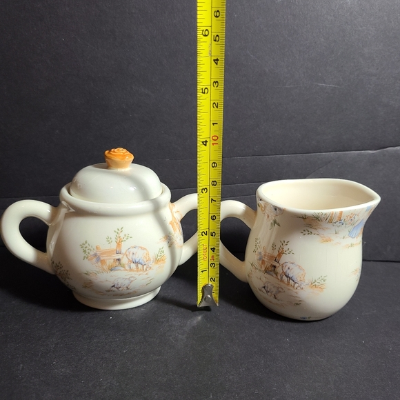 Yankee Candle Ellen Mcleod Lidded Sugar Bowl Creamer Set - Picture 2 of 10